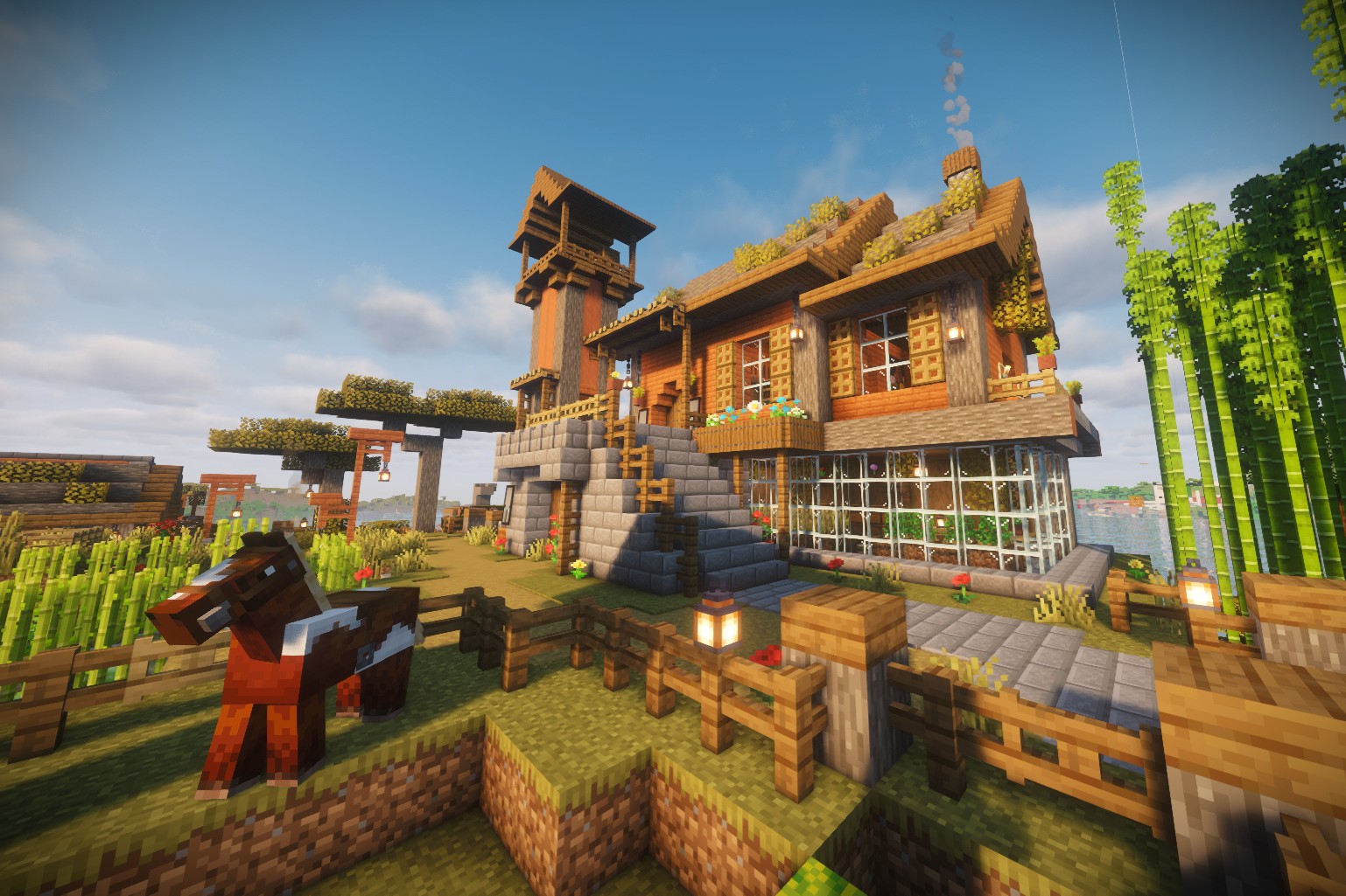 Bau auf Junglecraft